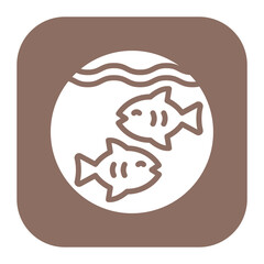 Marine Life icon vector image. Can be used for Natural Resources.