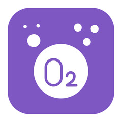Oxygen icon vector image. Can be used for Natural Resources.