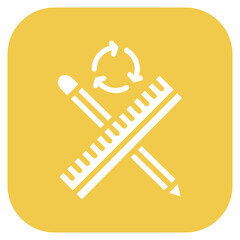 Recycled Crafts icon vector image. Can be used for Upcycling.