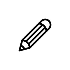 simple pencil icon vector sign 