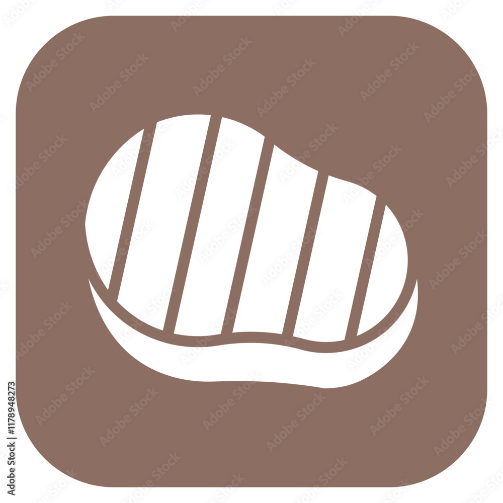 Poster filet mignon icon vector image. can be used for butcher.
