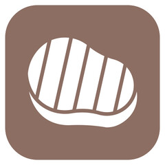 Filet Mignon icon vector image. Can be used for Butcher.