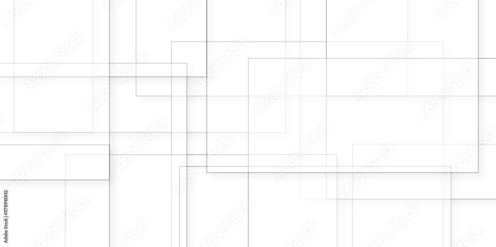 Poster abstract architectural background abstract background with lines, white color technology concept geo