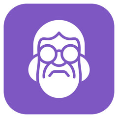 Wise Counsel icon vector image. Can be used for Grandparents.