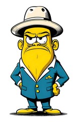 banana character comic