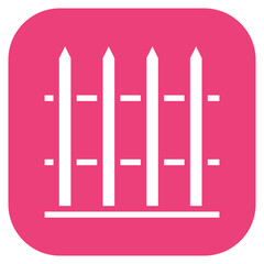 Harbor Fence icon vector image. Can be used for Harbour.