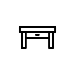 desk icon sign vector design