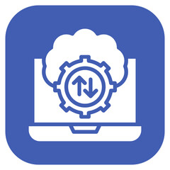 Data Migration icon vector image. Can be used for Data Storage.