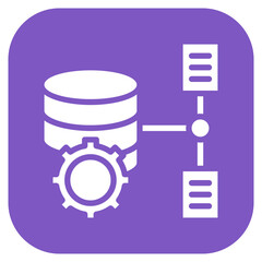 Storage Management icon vector image. Can be used for Data Storage.