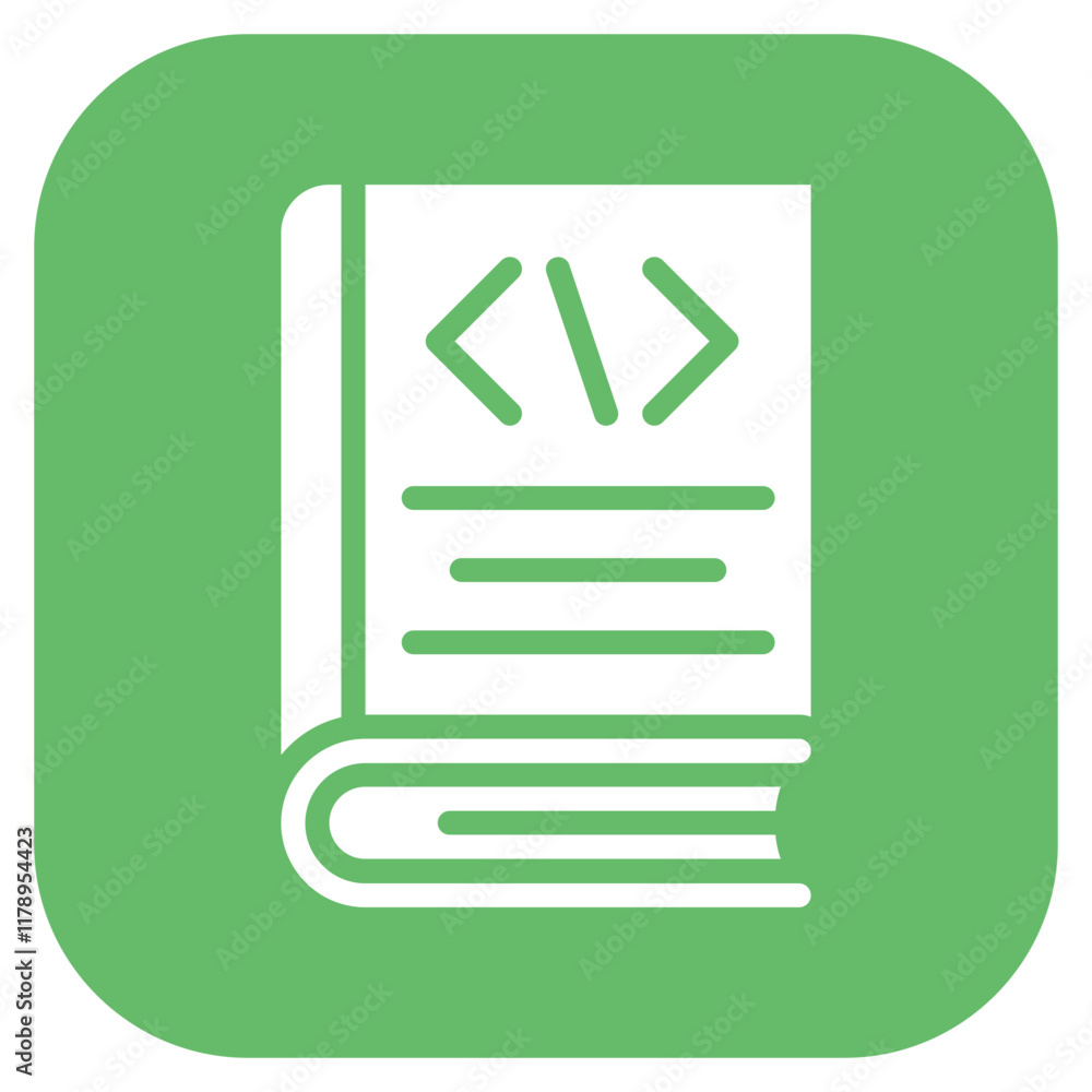 Poster code book icon vector image. can be used for private detective.