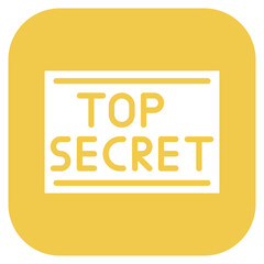 Confidential Stamp icon vector image. Can be used for Private Detective.