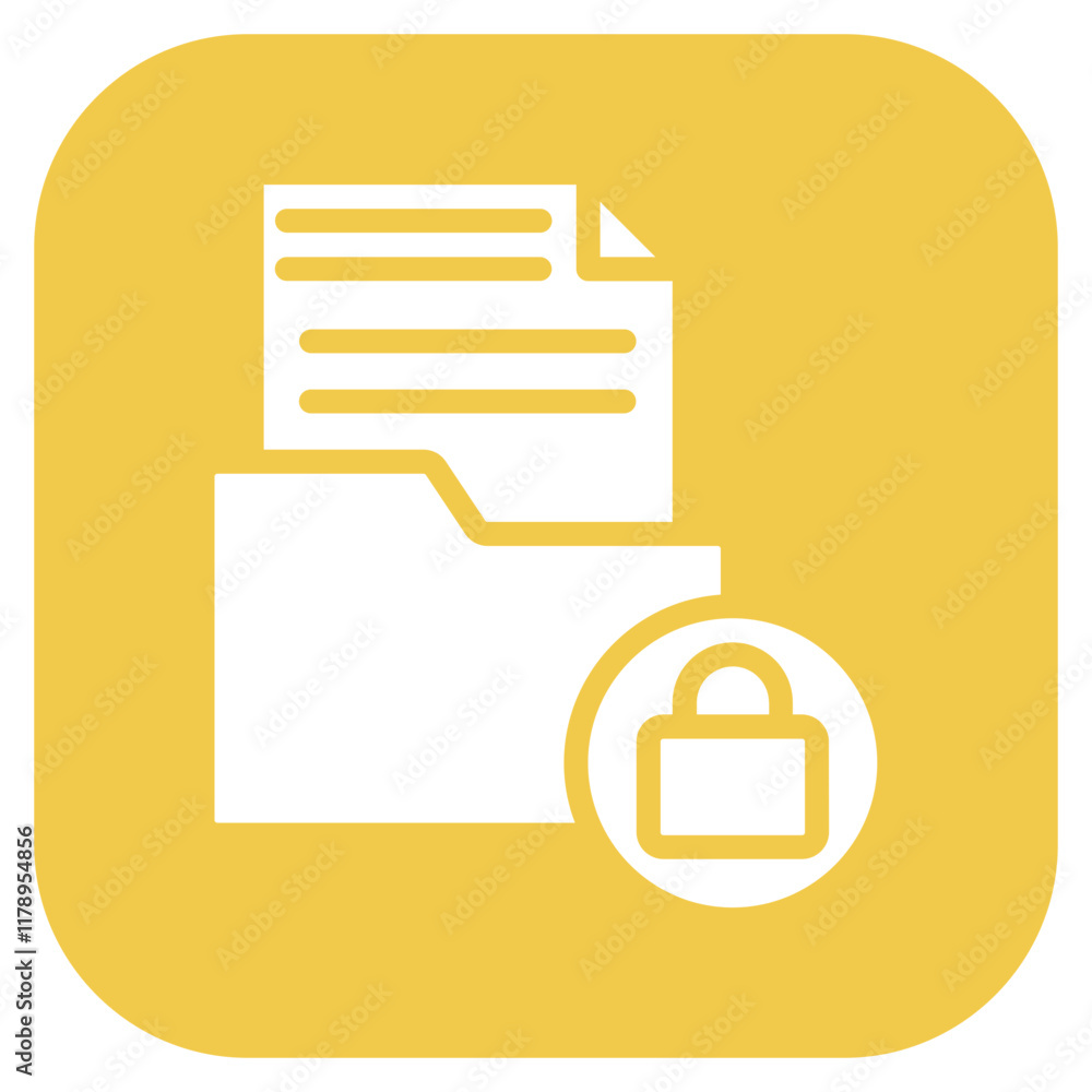 Poster secret file icon vector image. can be used for private detective.