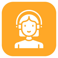 Virtual Assistant icon vector image. Can be used for Voice Recognition.