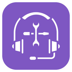Headphone Repair icon vector image. Can be used for Devices Repair.