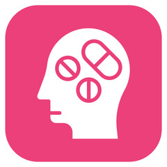 Addiction icon vector image. Can be used for Psychiatry.