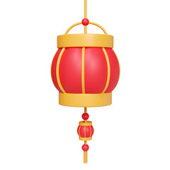 3d render of chinese new year lantern festive celebration home decoration vibrant environment close-up view traditional concept