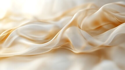 Obraz premium Luxurious creamy silk fabric texture.