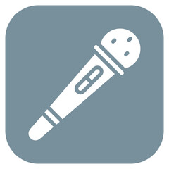 Microphone icon vector image. Can be used for Music Festival.