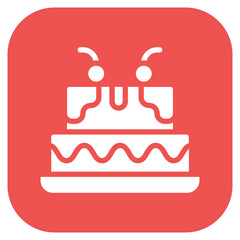 Cherry on Top icon vector image. Can be used for Icecream Shop.