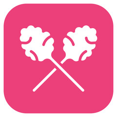 Cotton Candy icon vector image. Can be used for Icecream Shop.