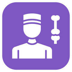 Orthopedic Surgeon icon vector image. Can be used for Orthopedics.