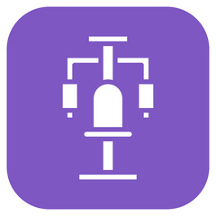Pec Deck icon vector image. Can be used for Weightlifting.