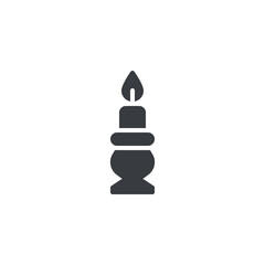 Candlestick vector icon