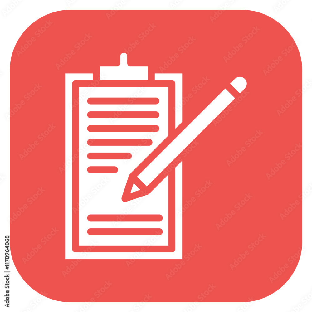 Poster task icon vector image. can be used for scrum development.