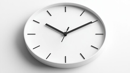 Minimalist Round Wall Clock