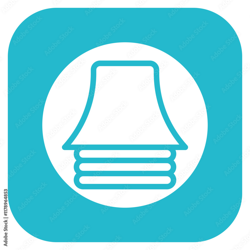 Aufkleber drip tip icon vector image. can be used for vaping.