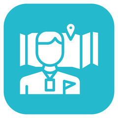 Travel Guide icon vector image. Can be used for Honeymoon.
