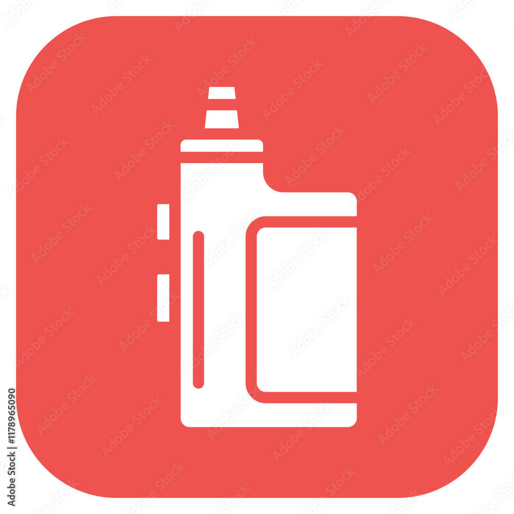 Poster vape customization icon vector image. can be used for vaping.