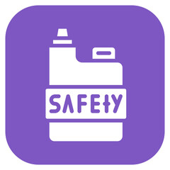 Fototapeta premium Vape Safety icon vector image. Can be used for Vaping.