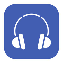 Headphones icon vector image. Can be used for Podcast.
