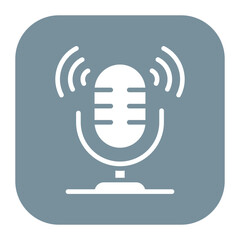 Podcast Logo icon vector image. Can be used for Podcast.