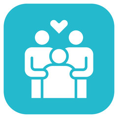 Family Celebration icon vector image. Can be used for Family.