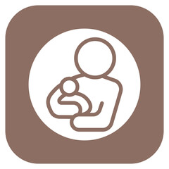 Parent Child icon vector image. Can be used for Family.