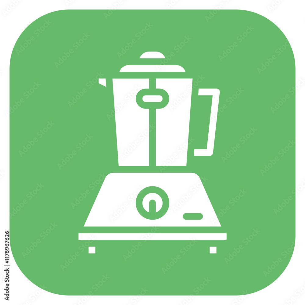 Poster food processor attachment icon vector image. can be used for food processing.