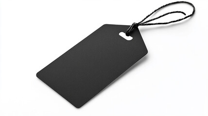 Fototapeta premium Black Gift Label on white background