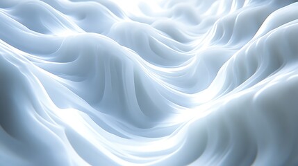 Obraz premium Abstract light blue wavy background.