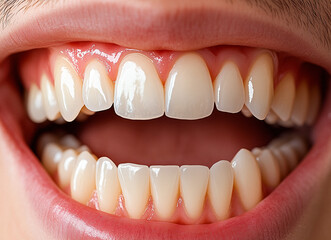 Fototapeta premium Close-up of Human Teeth