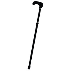 illustration of walking stick vector file