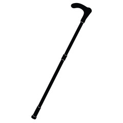 illustration of walking stick vector file