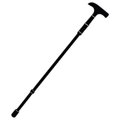 illustration of walking stick vector file