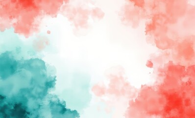 Colorful abstract watercolor background design