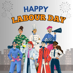 Happy Labour Day Post for instagram, facebook , twiter etc