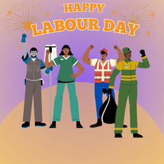 Happy Labour Day Post for instagram, facebook , twiter etc