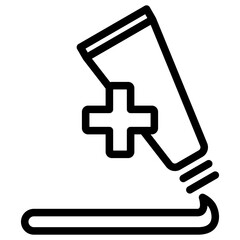Ointment Icon Outline
