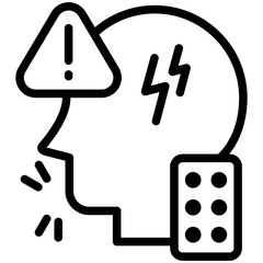 Side Effect Icon Outline