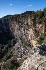 Tacchi di Ulassai, trekking route, rock formations, Supramonte, National Park, Orosei, Gennargentu, Ogliastra, tree, hiking, panorama, valley, Sardinia, natural, Italy, mountains, park, rocky, trekkin